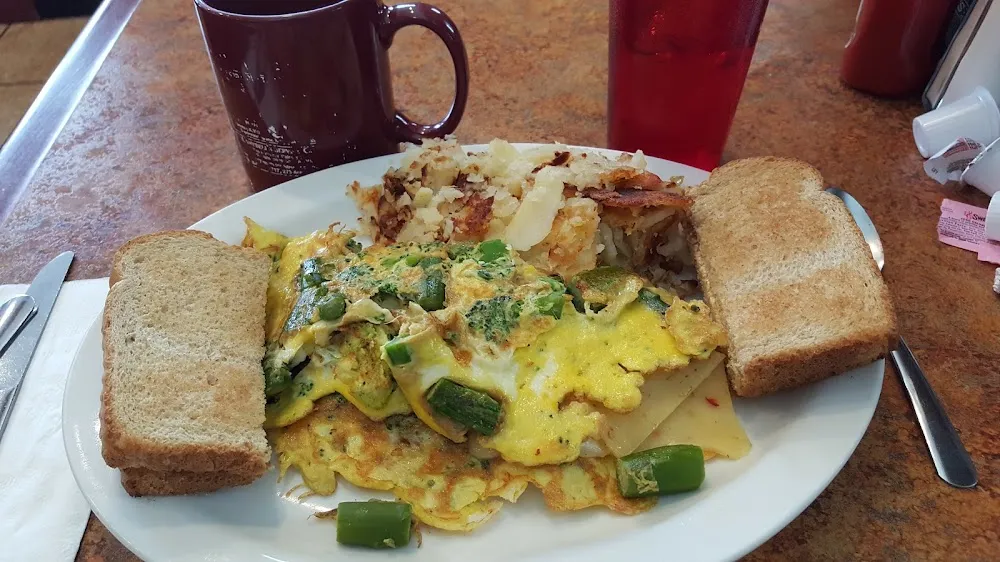 Broccoli and Asparagus Omelette